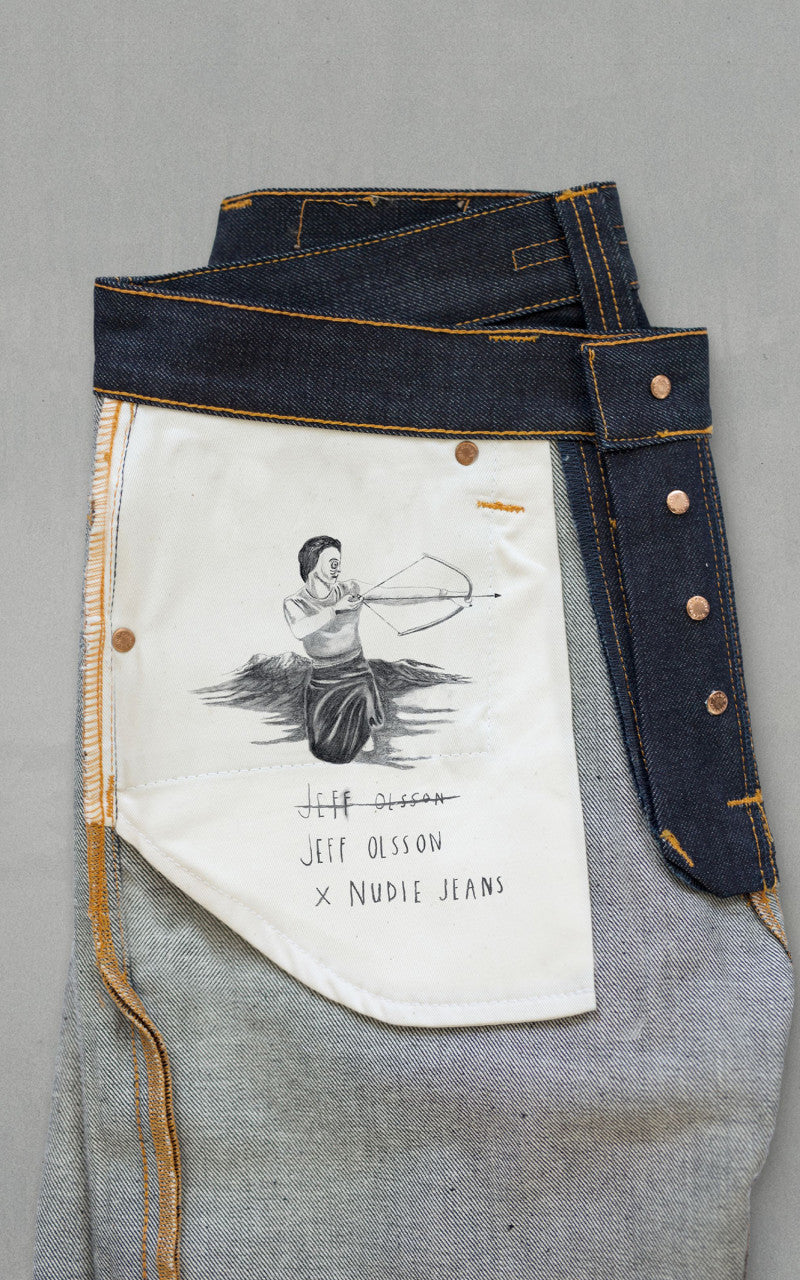 Nudie Jeans x Jeff Olsson Rad Rufus Leave Me Alone