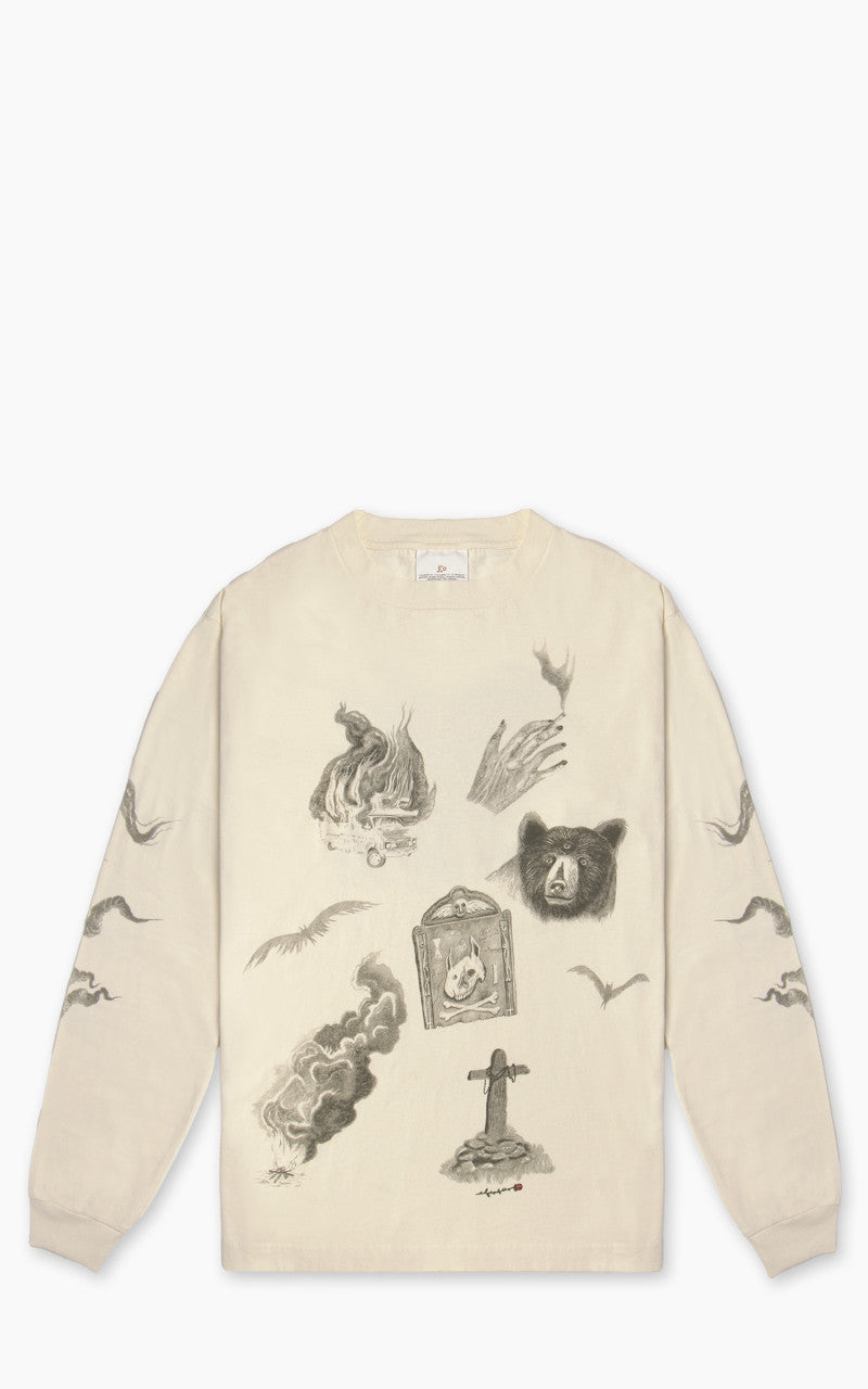 Nudie Jeans x Jeff Olsson Rudi Doodle T-Shirt Offwhite
