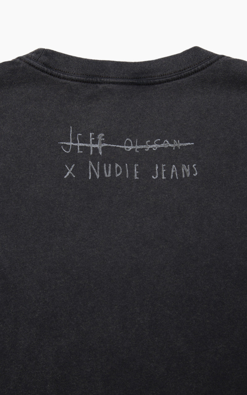 Nudie Jeans x Jeff Olsson Roy Oh No T-Shirt Faded Black