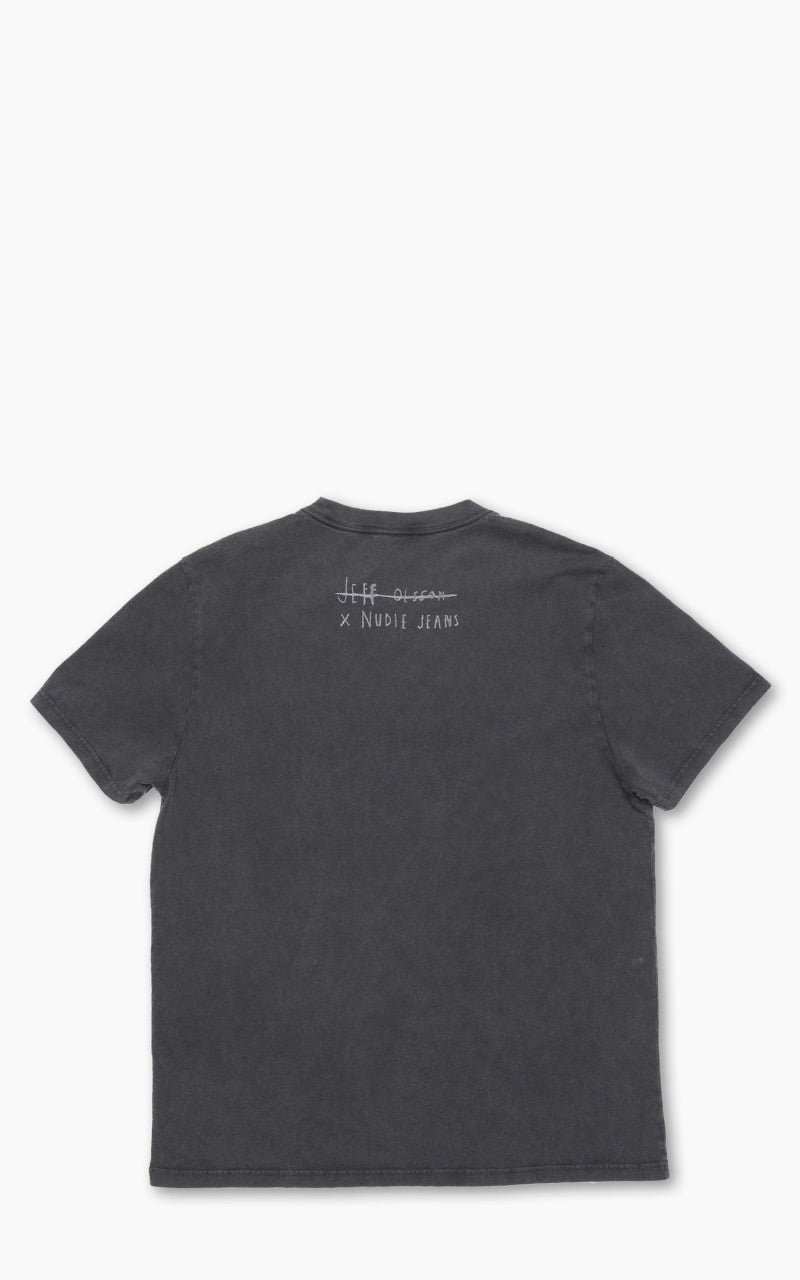 Nudie Jeans x Jeff Olsson Roy Oh No T-Shirt Faded Black