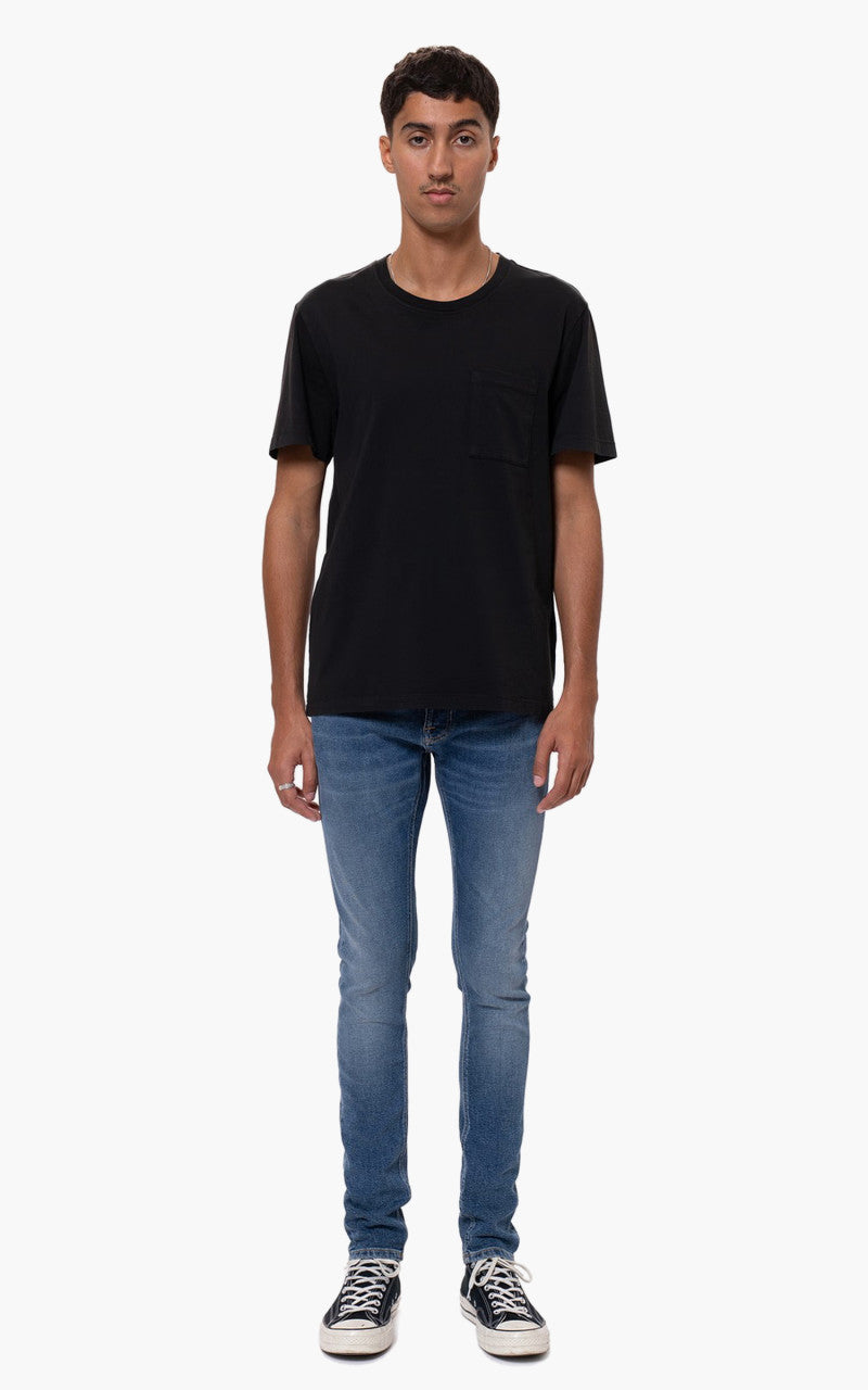 Nudie Jeans Tight Terry Inbetween Blues