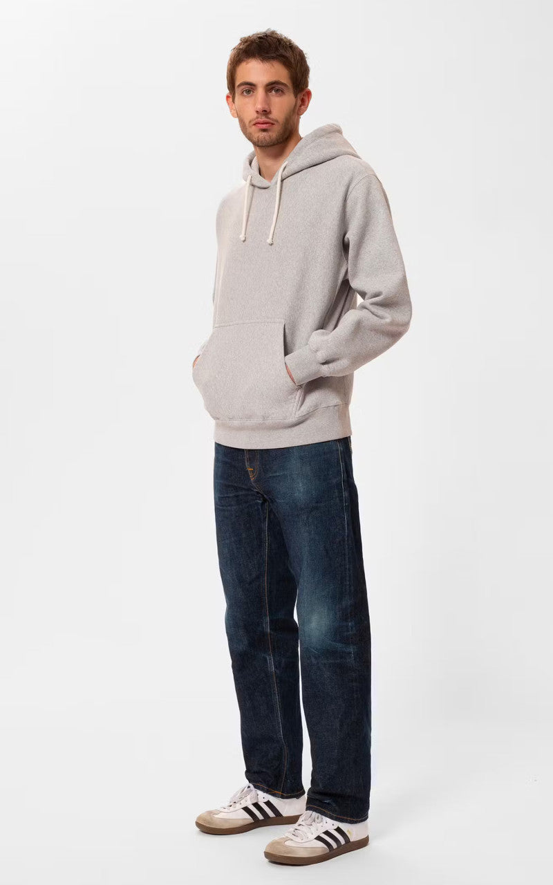 Nudie Jeans Fredrik Hoodie Greymelange