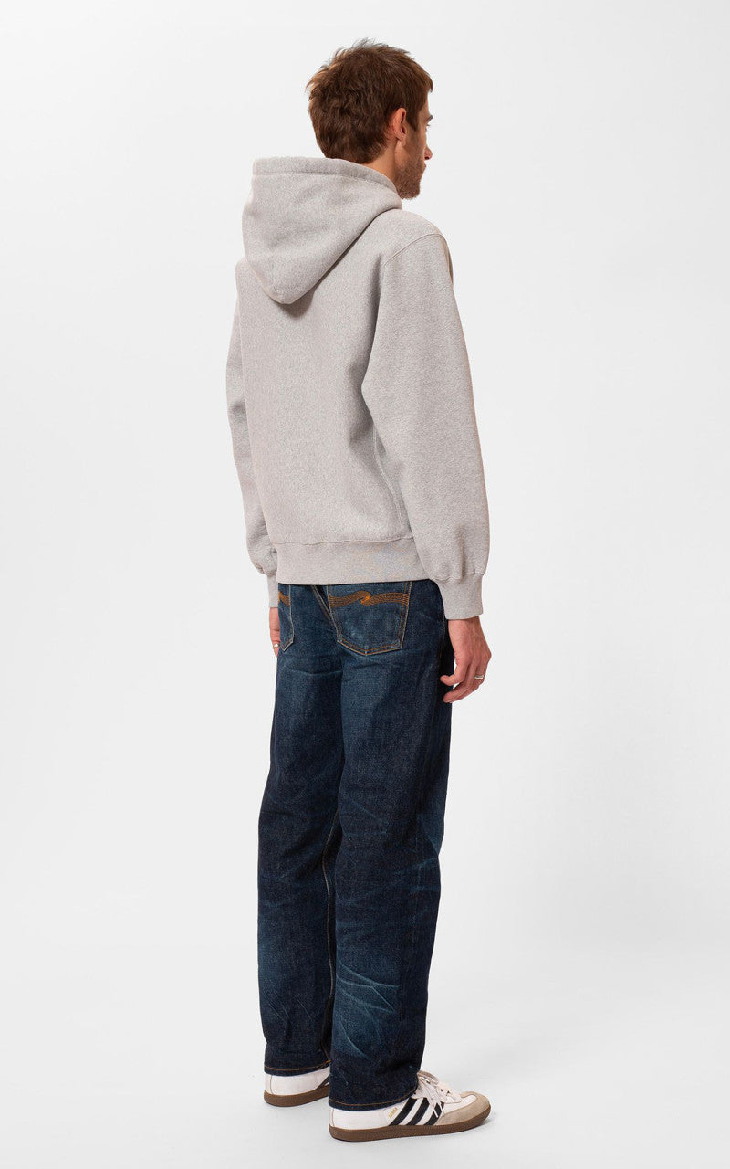 Nudie Jeans Fredrik Hoodie Greymelange