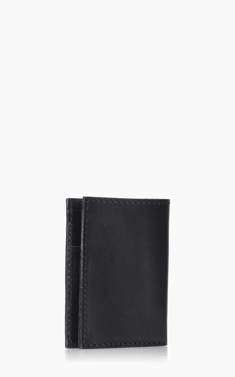 Nudie Jeans Hagdahl Wallet Saddle Leather Black
