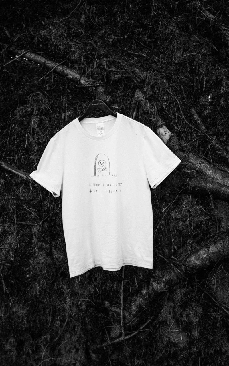 Nudie Jeans x Jeff Olsson Roy Born In Hell T-Shirt Offwhite