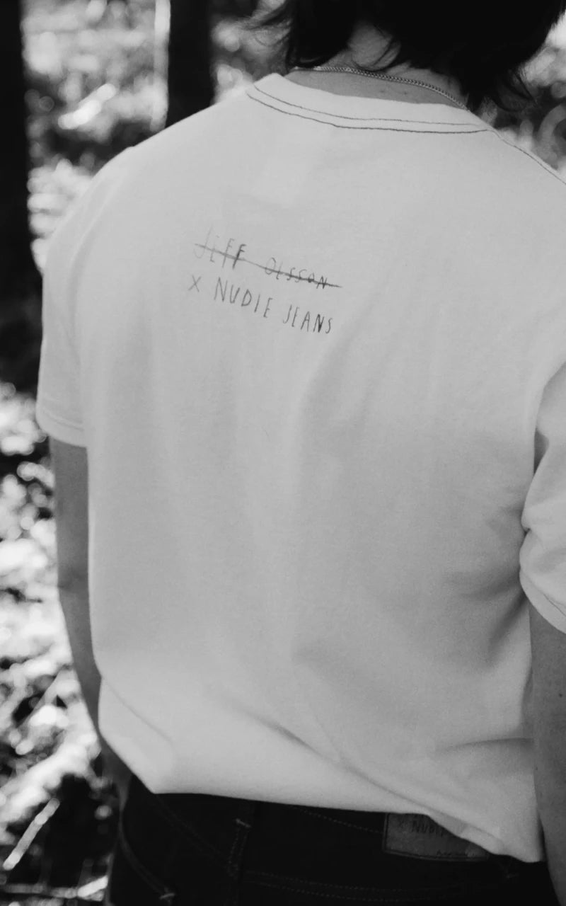 Nudie Jeans x Jeff Olsson Roy Born In Hell T-Shirt Offwhite