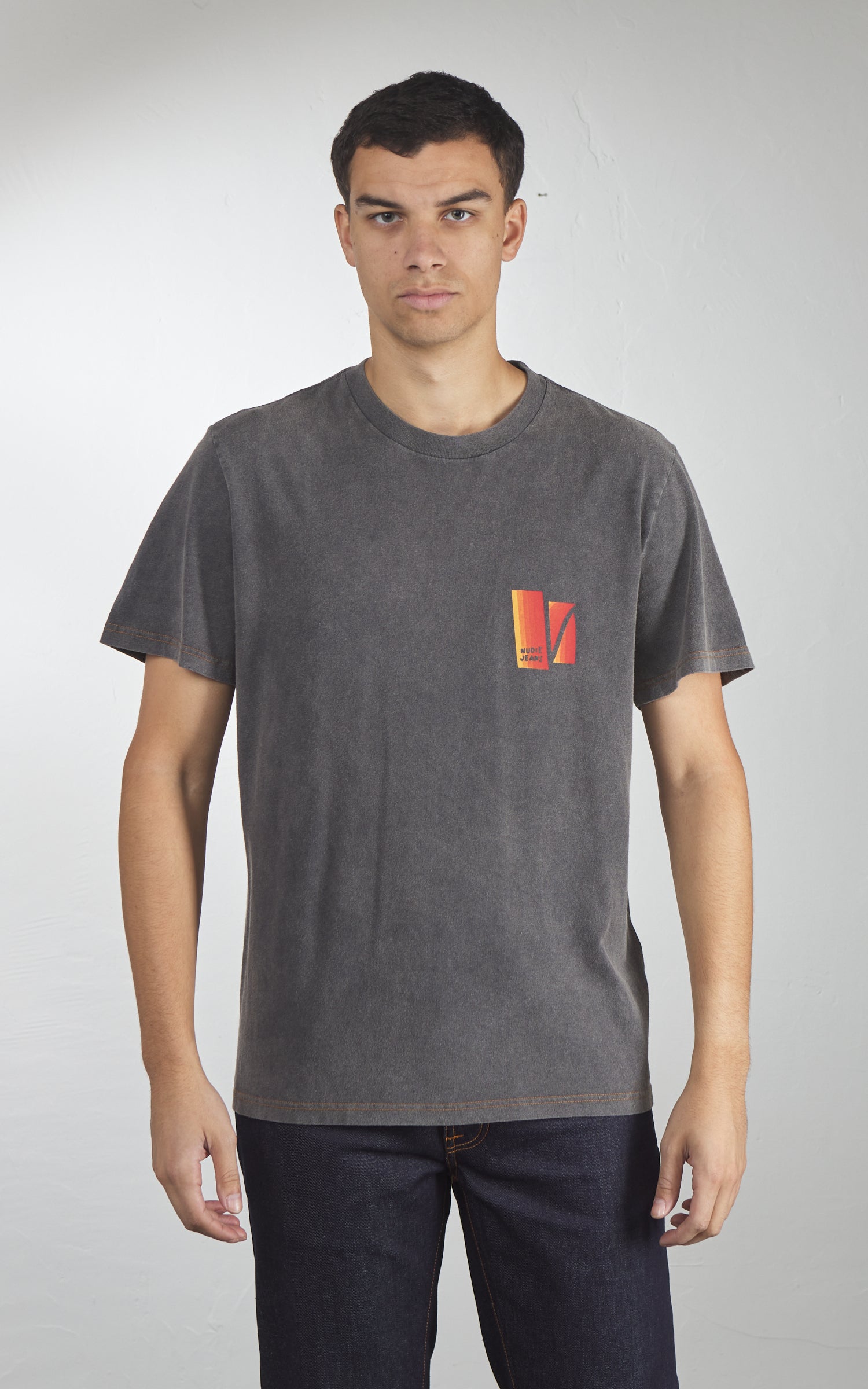 Nudie Jeans Roy Sunburns T-Shirt Antracite