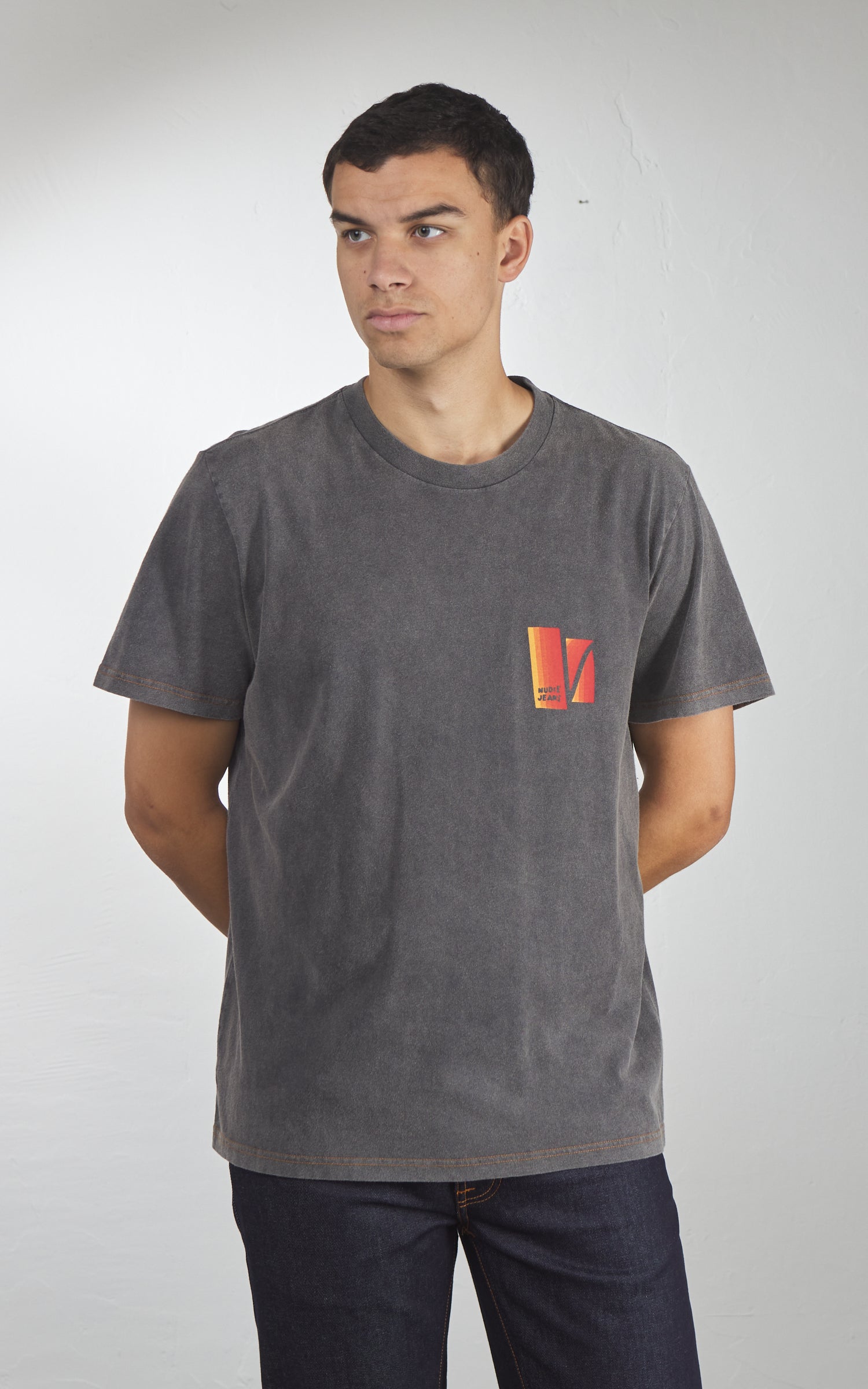 Nudie Jeans Roy Sunburns T-Shirt Antracite