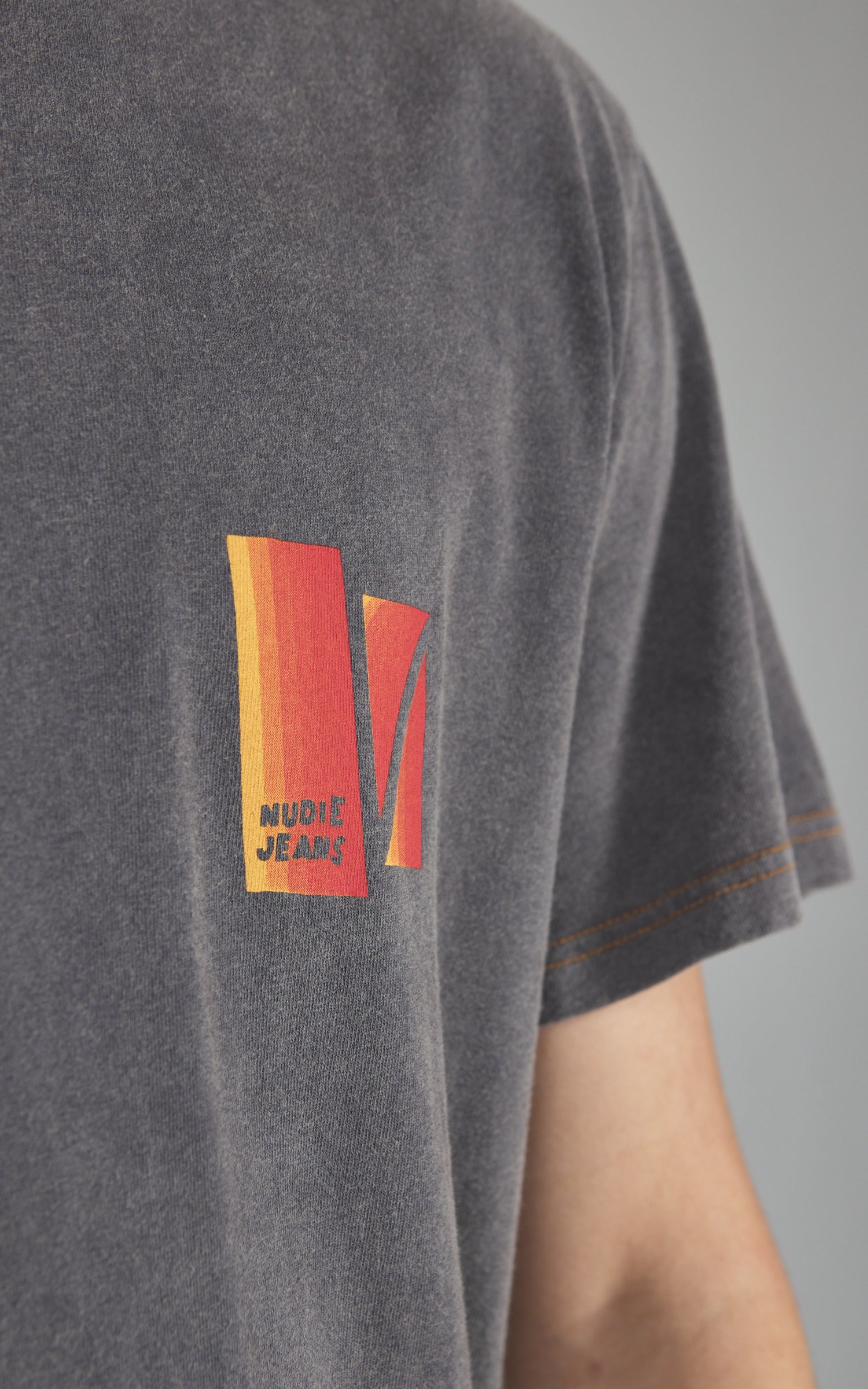 Nudie Jeans Roy Sunburns T-Shirt Antracite