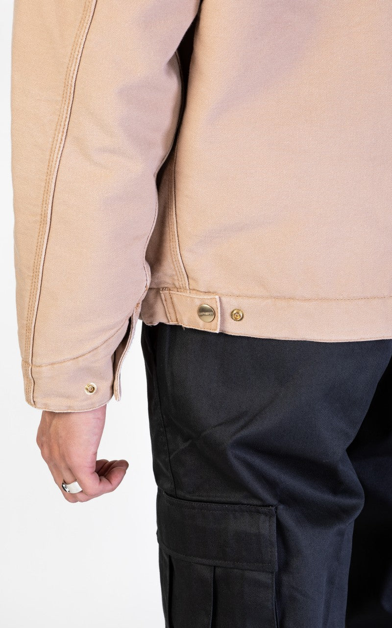 Carhartt WIP OG Detroit Jacket Aged Canvas Dusty Hamilton Brown/Black