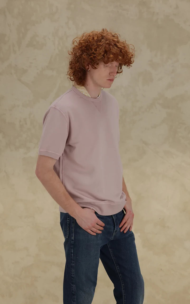 Fortela Ohio S/S Crewneck Sweatshirt Pink