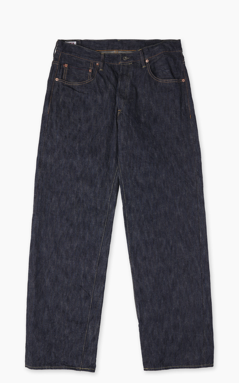 ONI Denim 200-ONI KASE Wide Straight Natural Indigo 16oz