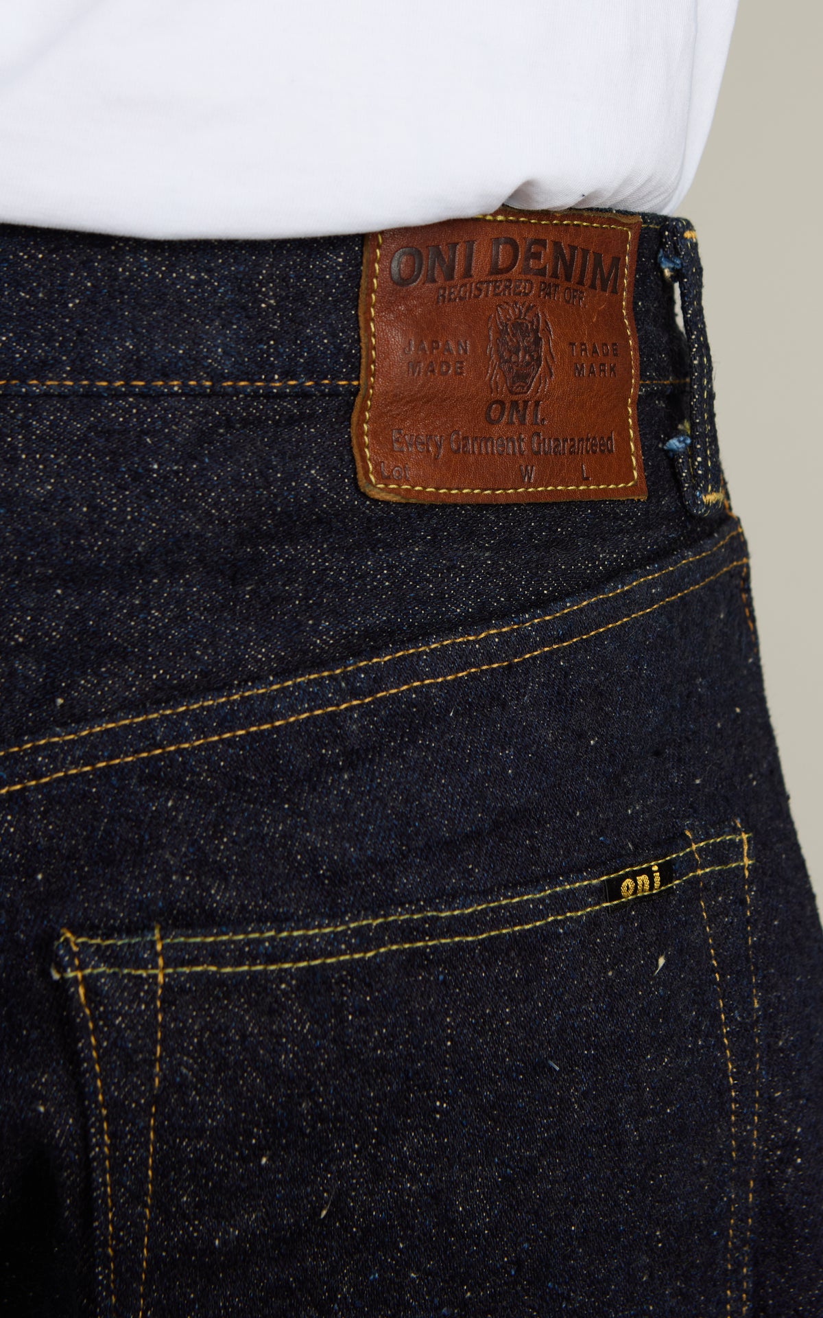 ONI Denim 222-ASPHALT Super Wide Straight Denim Indigo 20oz