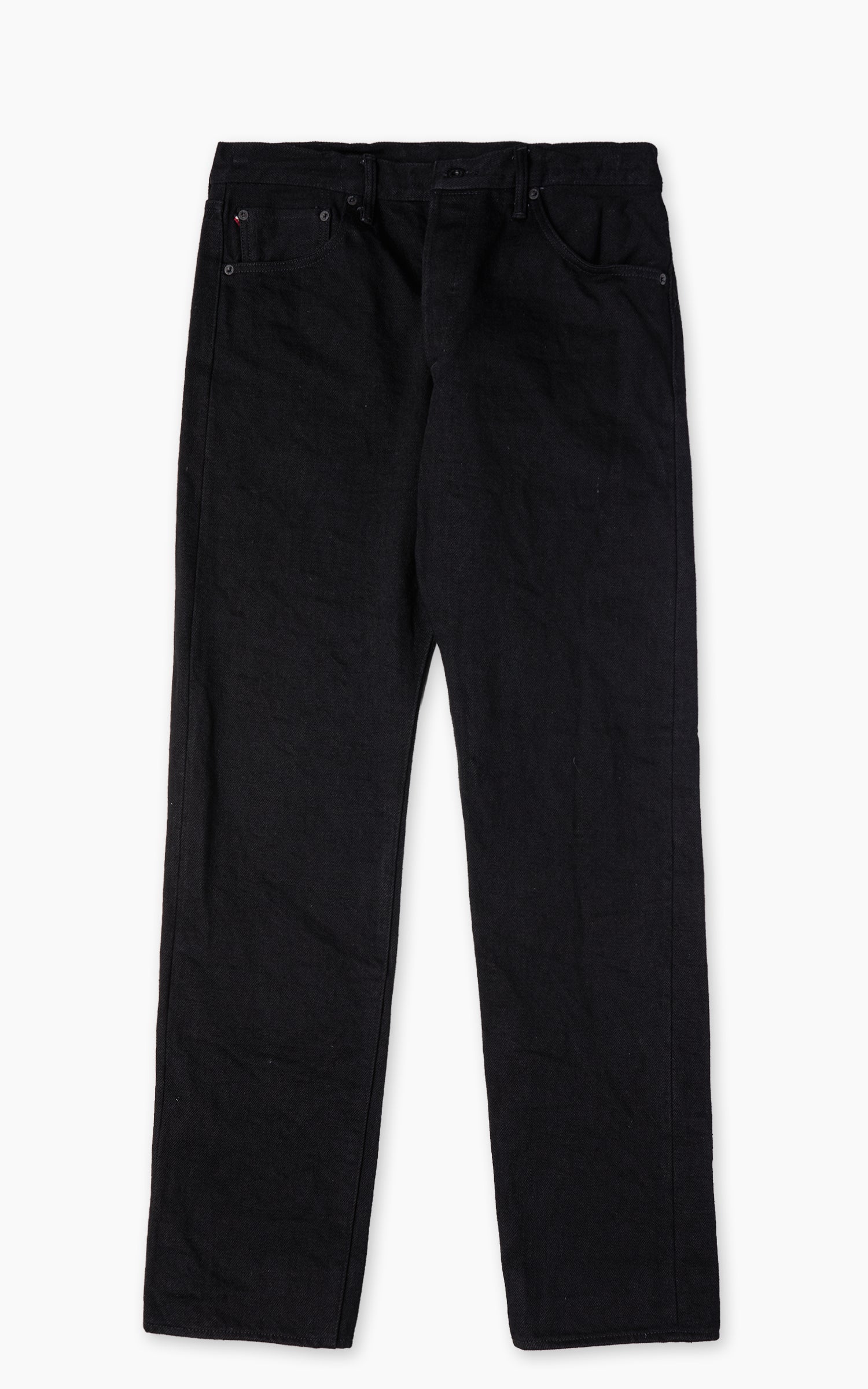 ONI Denim 246ZR-BKBK "Secret Black Denim" Neat Straight Jeans 20oz
