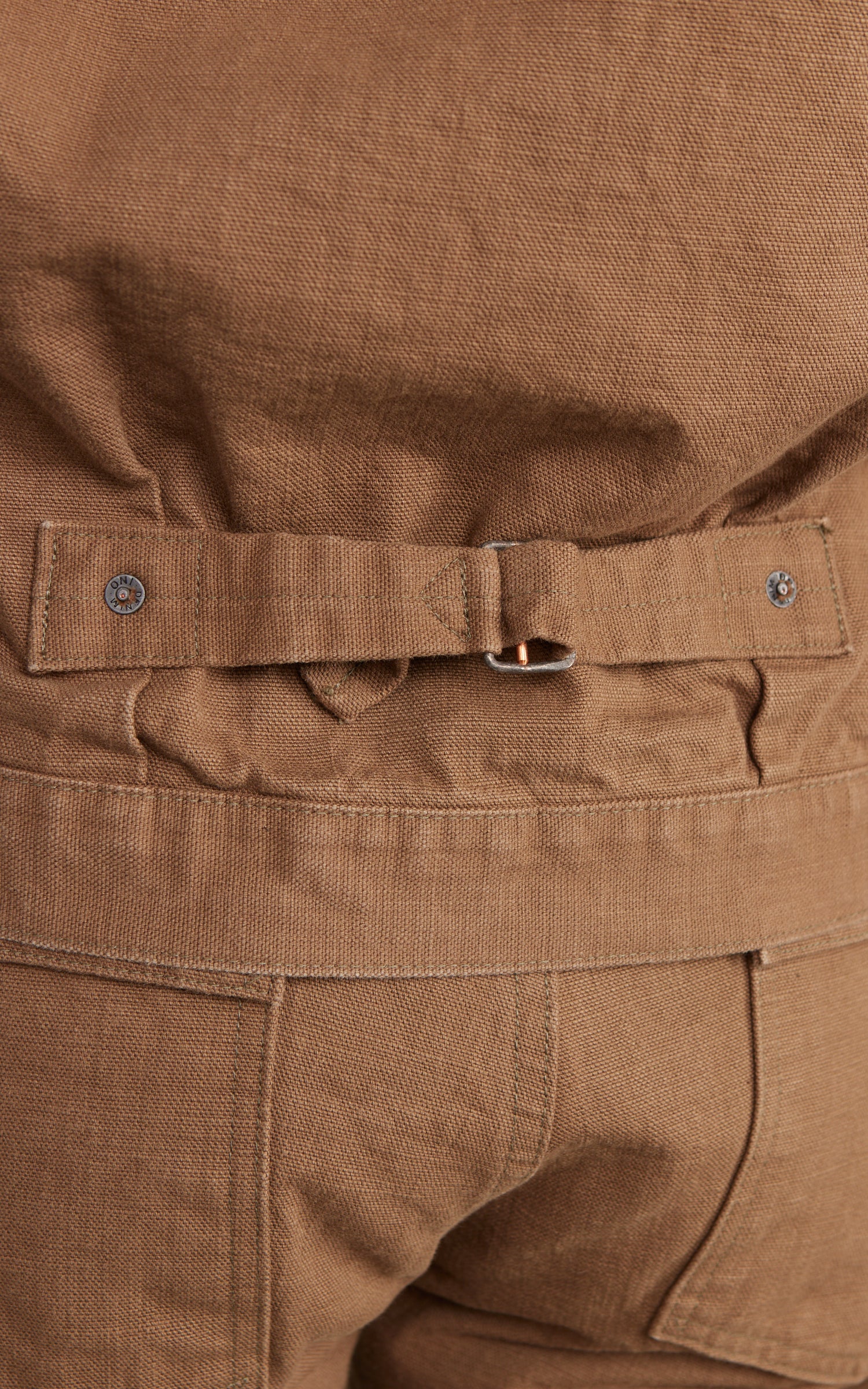 ONI Denim 01507L-HOX-BRK Type I Jacket Sulfur Dyed Heavy Oxford Brown Khaki 13oz