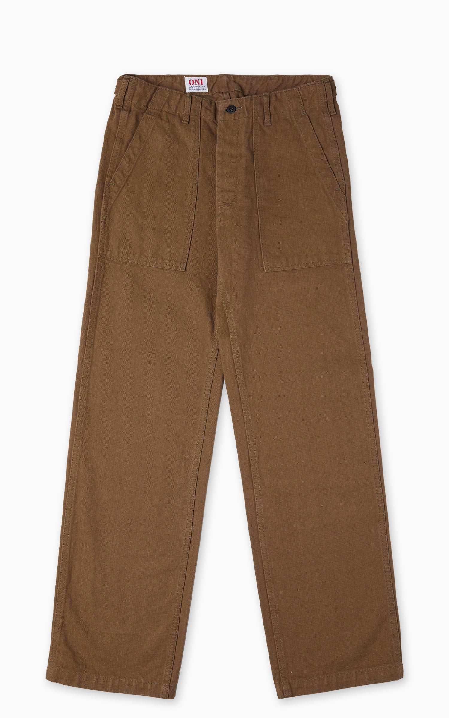 ONI Denim 207-HOX-BRK Baker Pants Sulfur Dye Heavy Oxford Brown Khaki 13oz