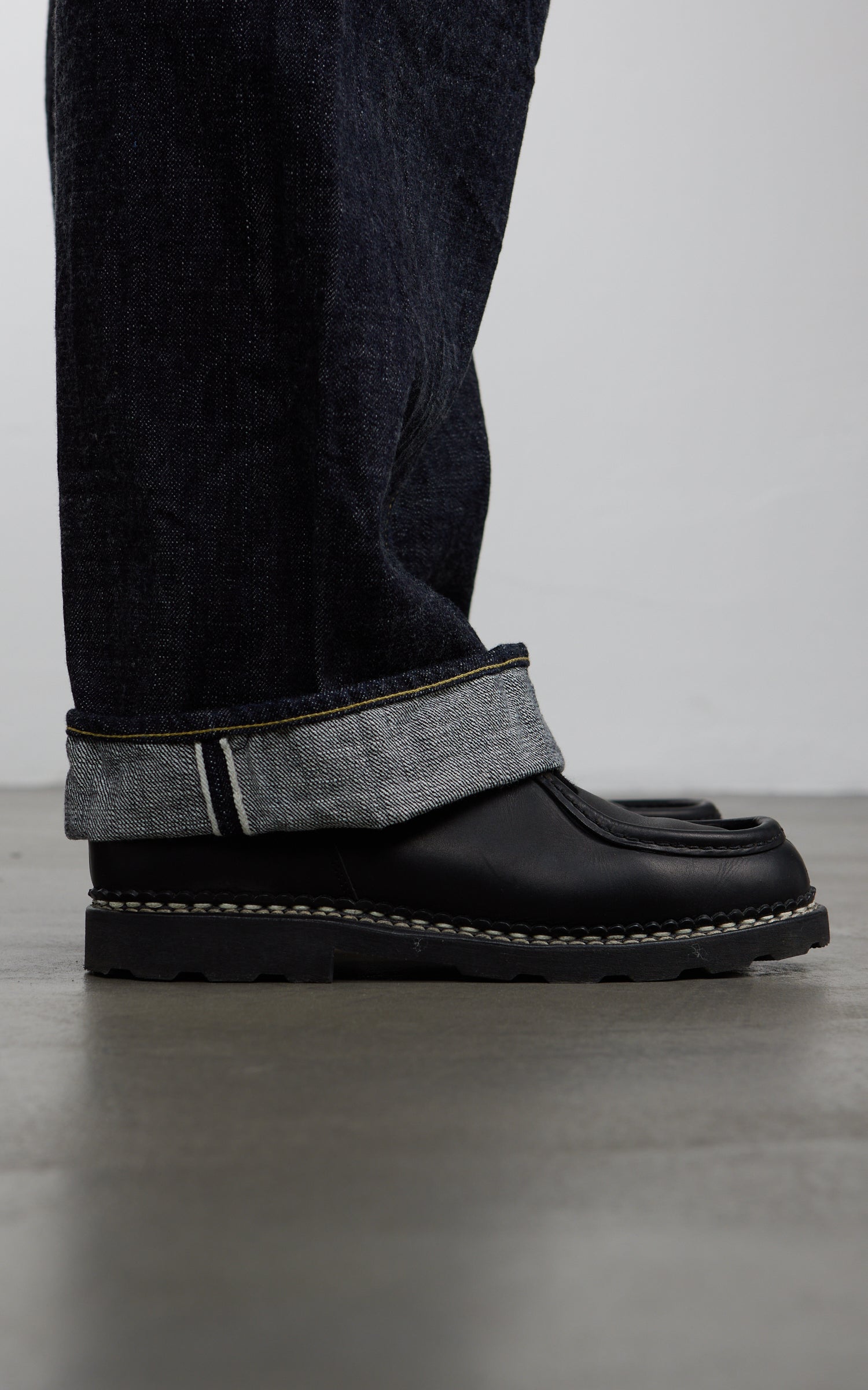 ONI Denim 222-LS13.5 Super Wide Straight Long Slab Denim Indigo 13.5oz