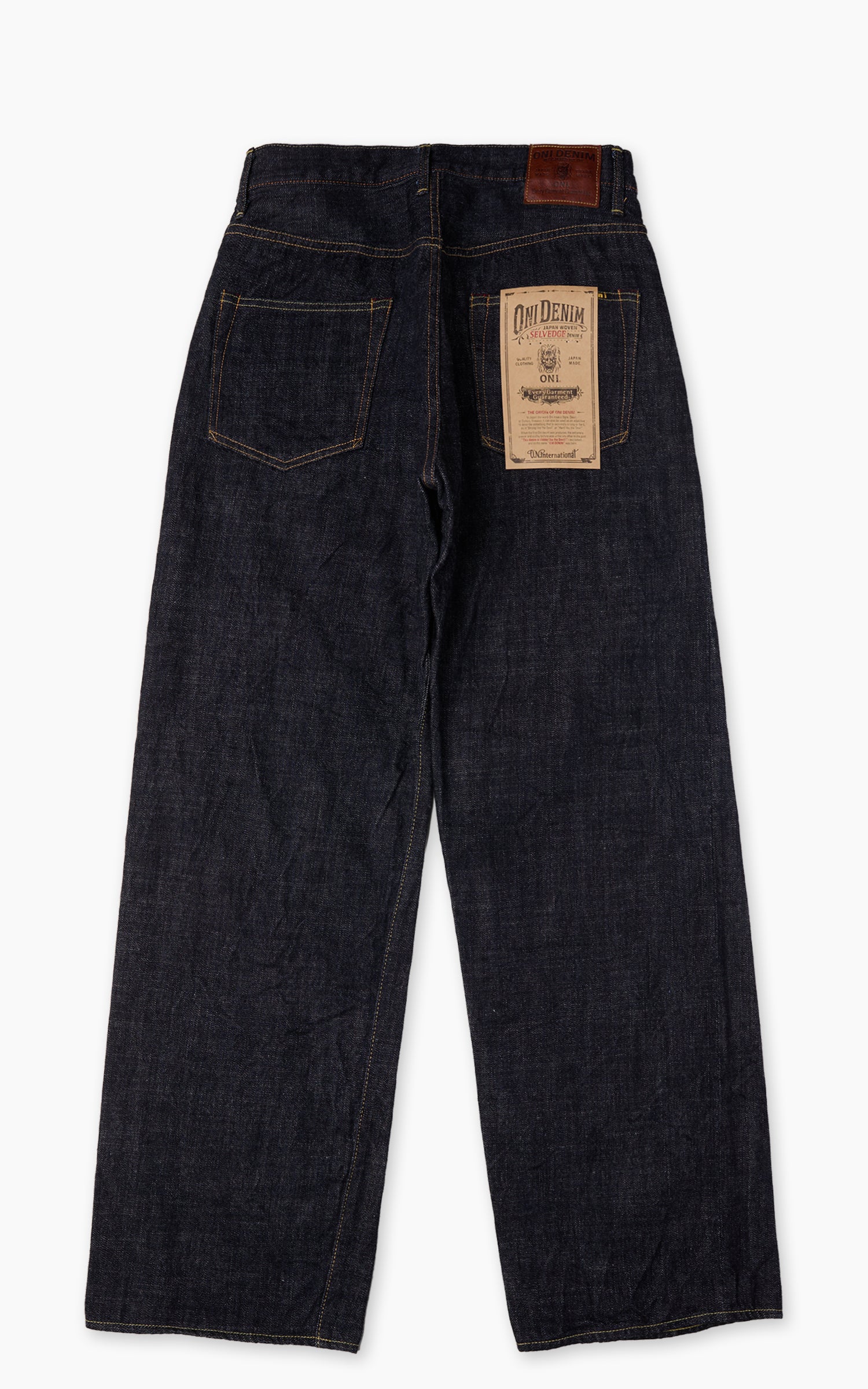 Samurai Jeans S5000BK II Zero Straight Fit Jeans Black 17oz