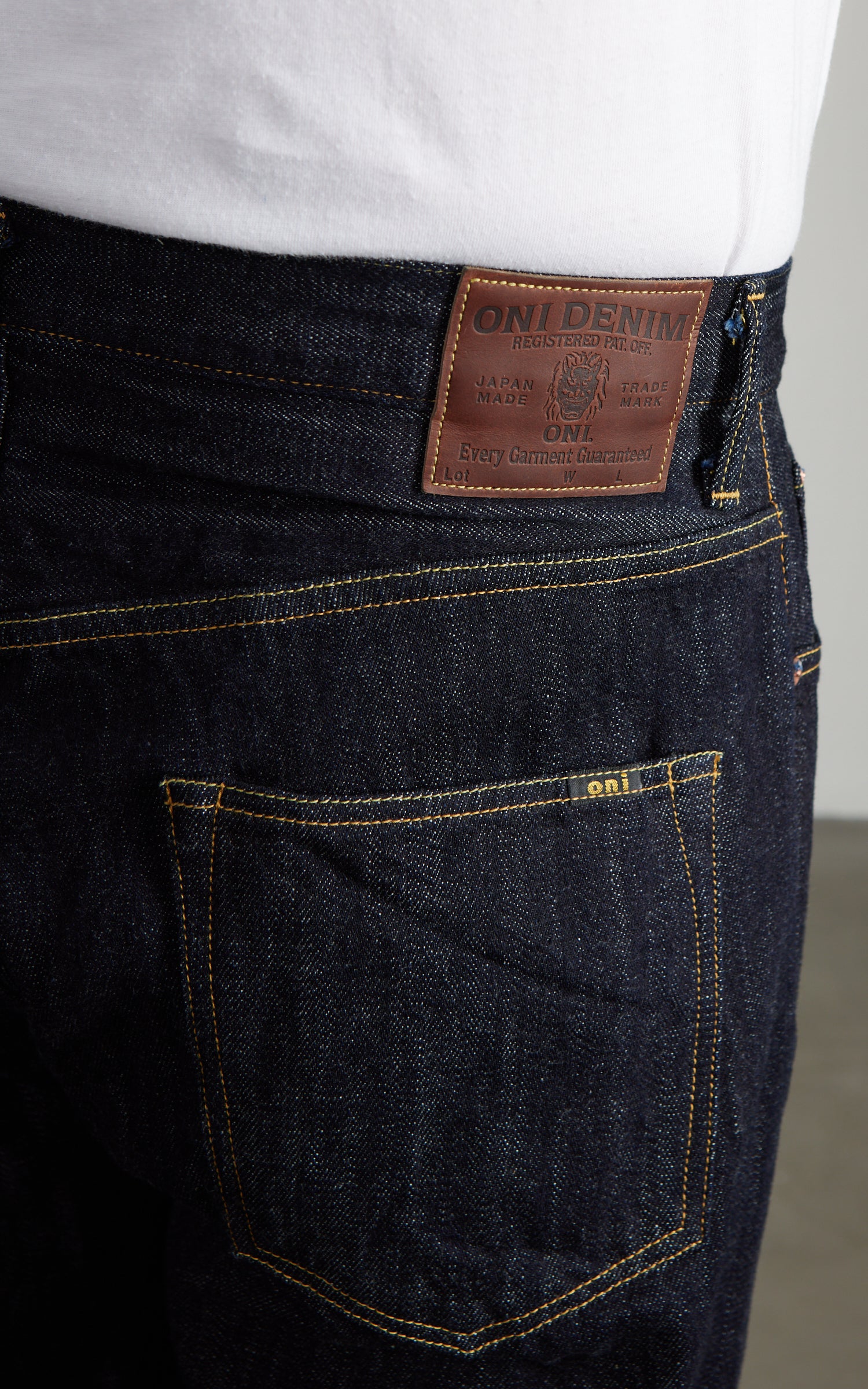 ONI Denim 222-LWD Super Wide Straight Loose Weave Denim Indigo 12oz