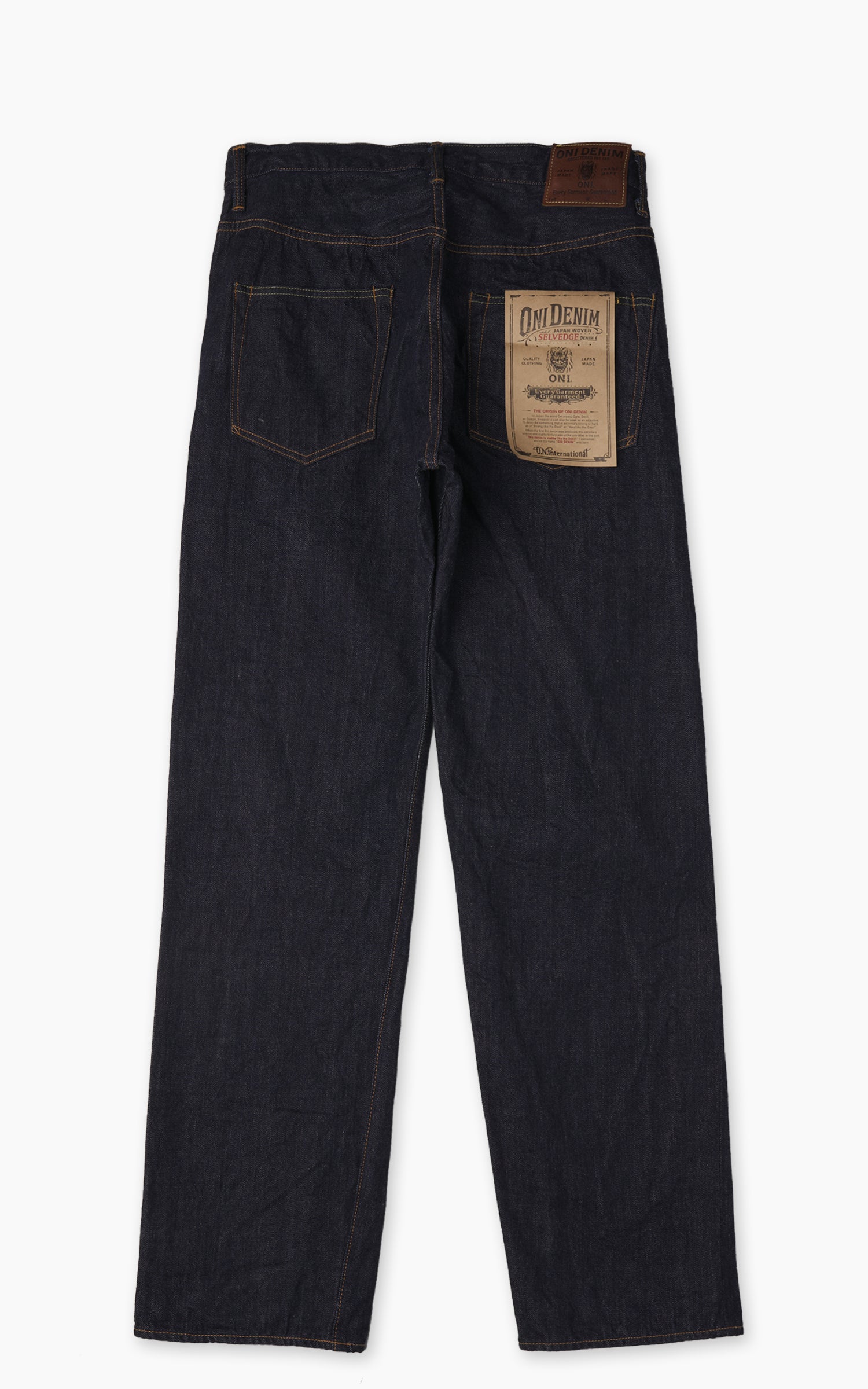 ONI Denim 200-GC15 Wide Straight Denim Greencast 15oz
