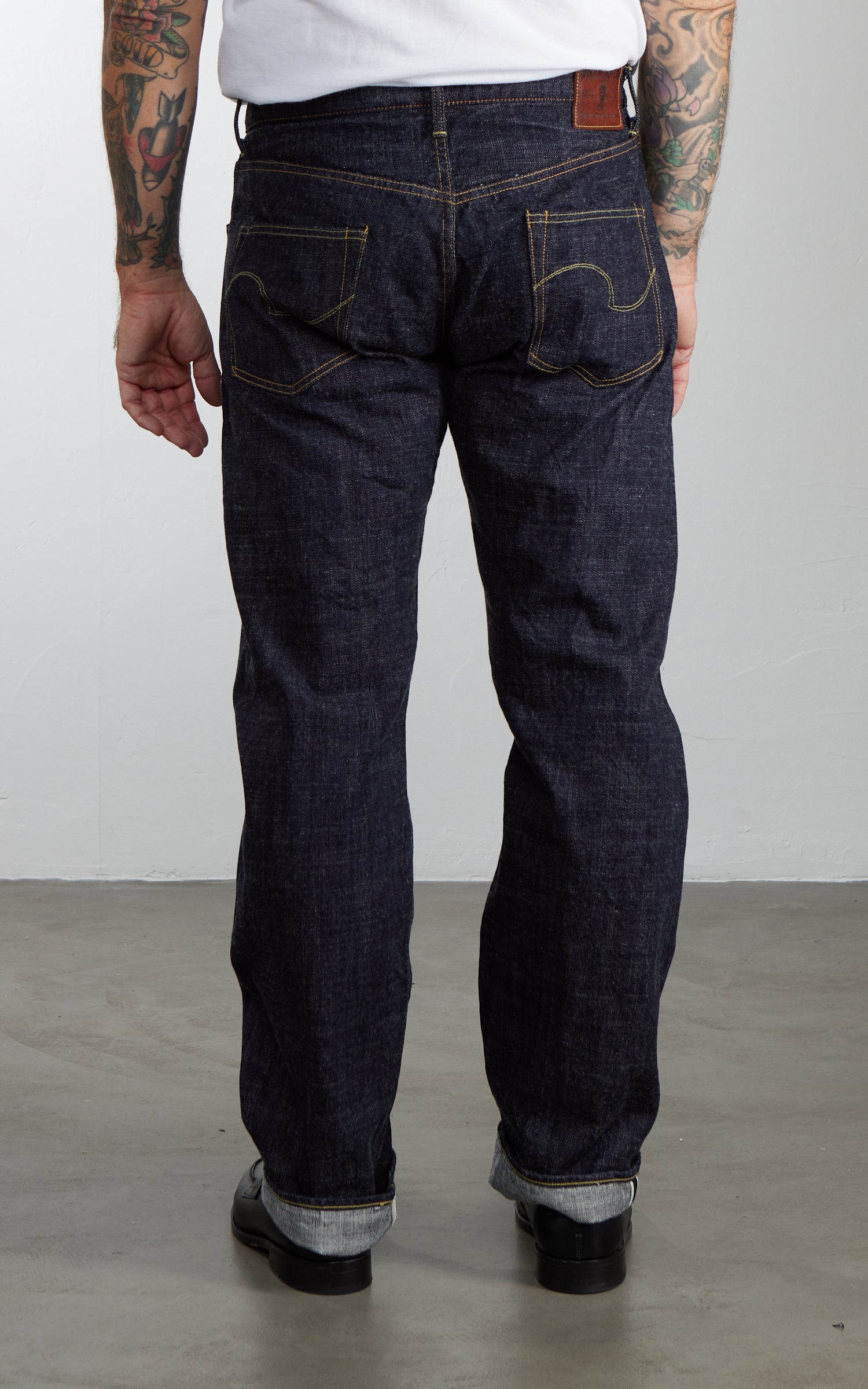 ONI Denim 270-LS13.5 Just Right Straight Long Slab Denim Indigo 13.5oz