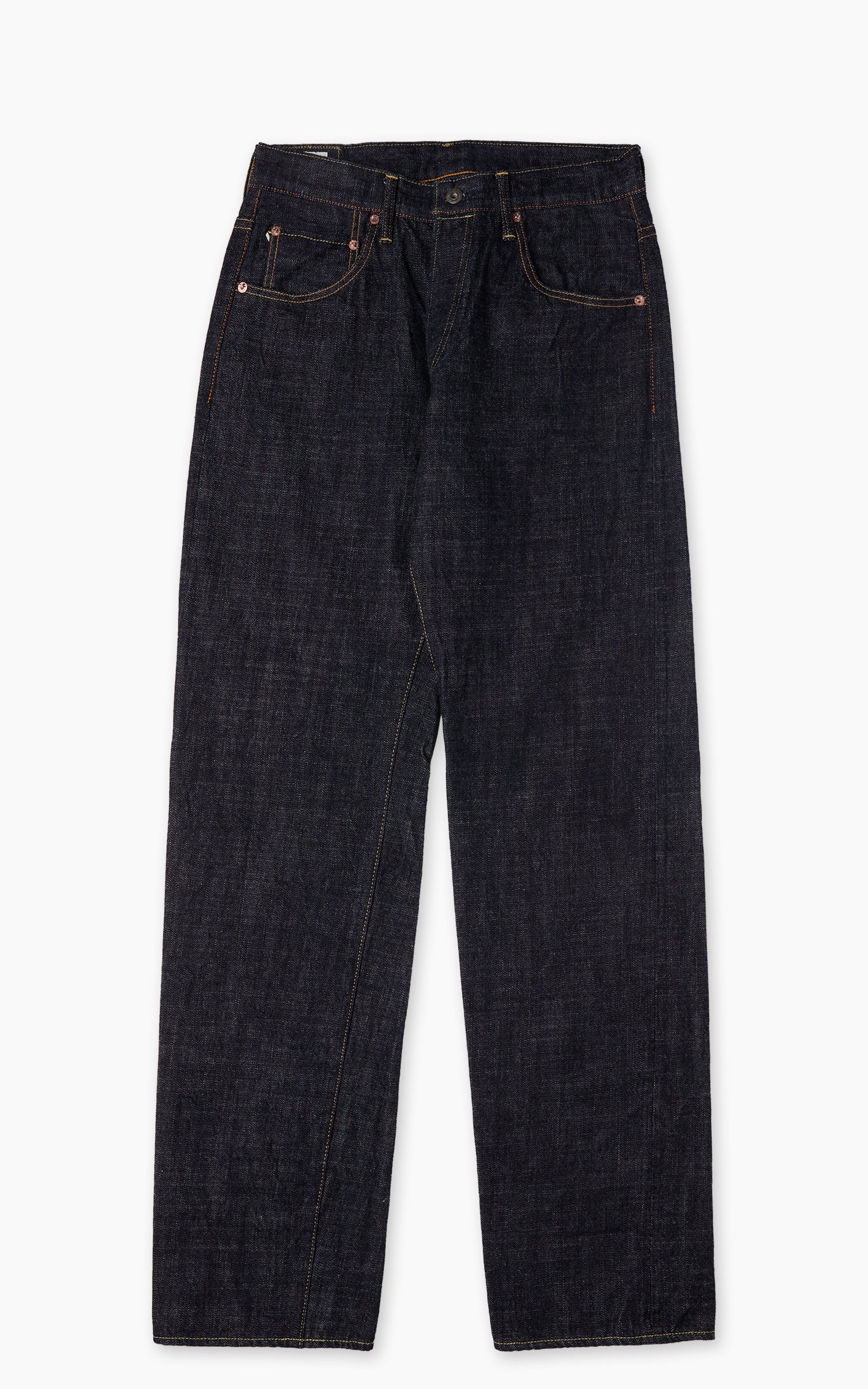 Samurai Jeans S5000BK II Zero Straight Fit Jeans Black 17oz