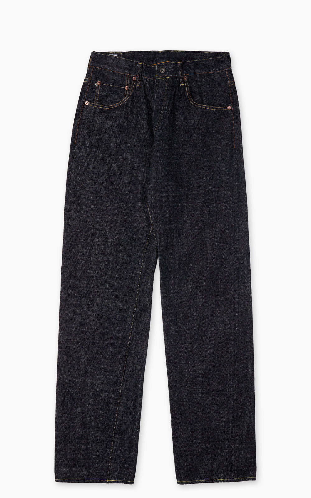 ONI Denim 270-LS13.5 Just Right Straight Long Slab Denim Indigo 13.5oz