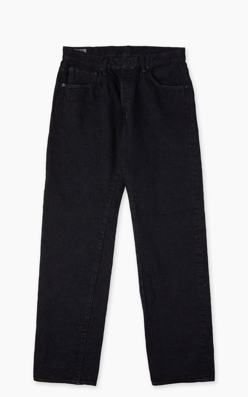 ONI Denim 277-BUMPY Just Right Straight Black (Kuro) 17oz