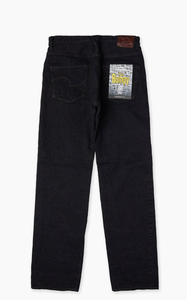 ONI Denim 277-BUMPY Just Right Straight Black (Kuro) 17oz