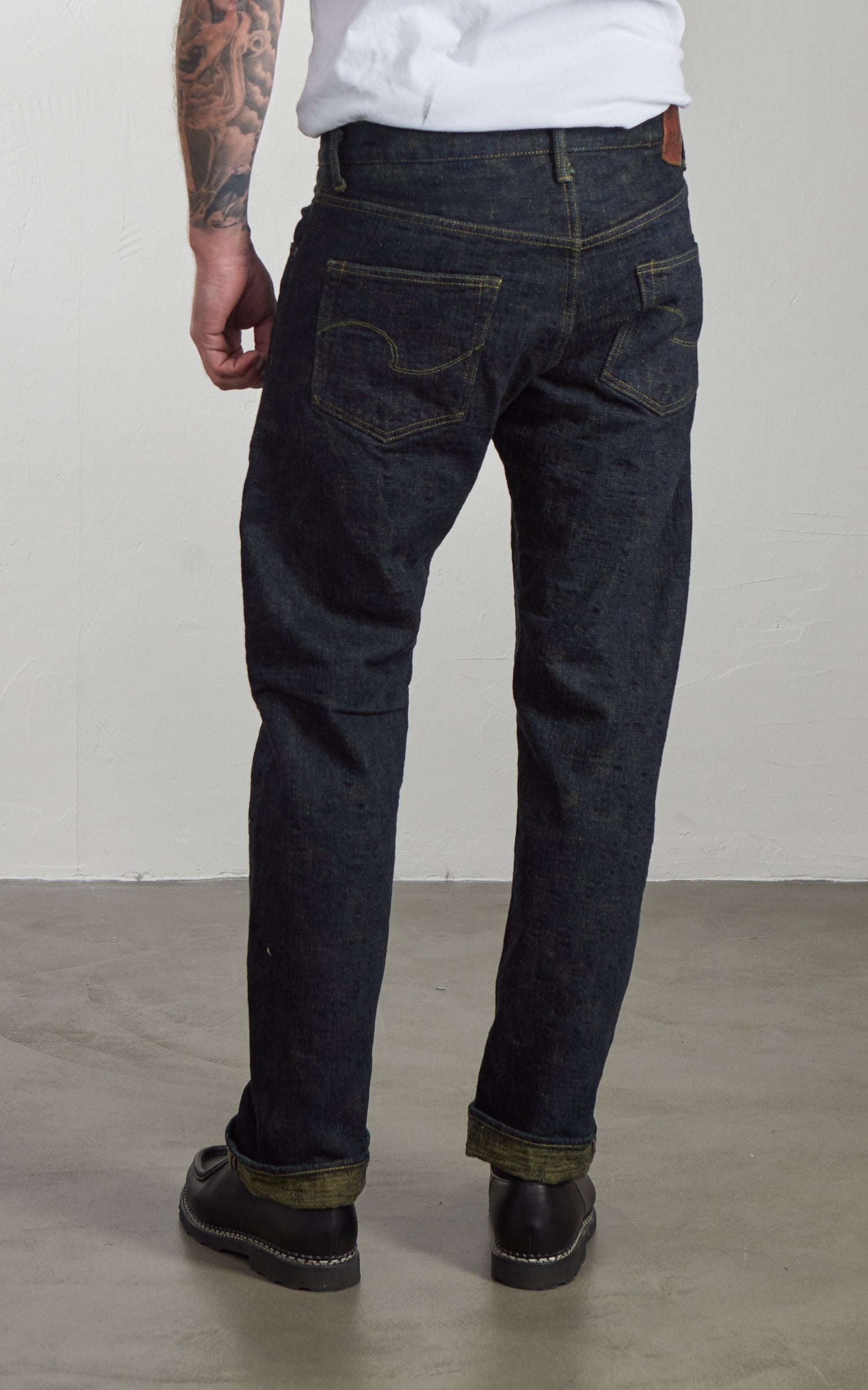 ONI Denim 277-BUMPY Just Right Straight Grass Green (Kusaki) 17oz
