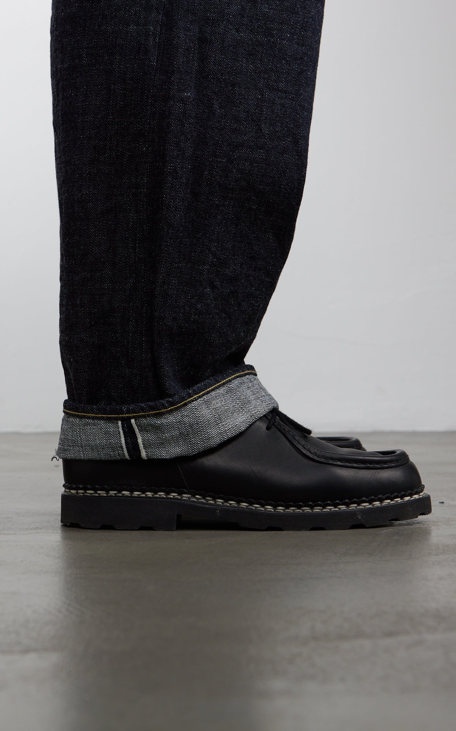 ONI Denim 822-LS13.5 Super Wide Tapered Long Slab Denim Indigo 13.5oz