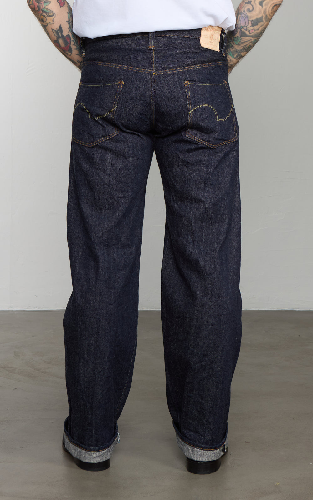 ONI Denim 900HM-60XX Handmade Wide Straight Denim Indigo 12oz