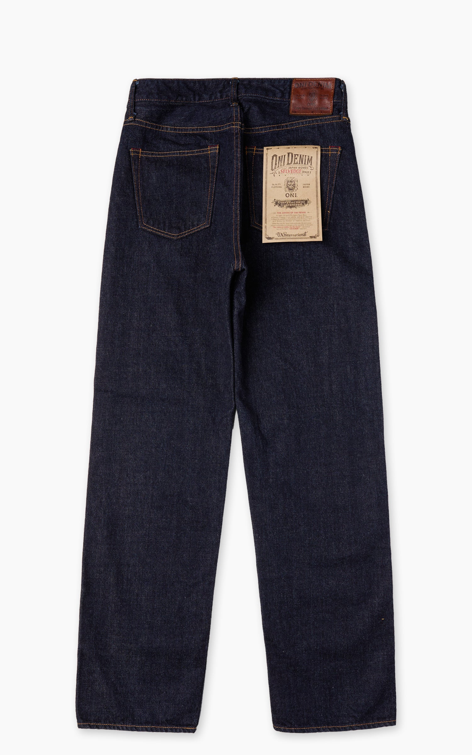 ONI Denim ONI-L700 Ladies Just Right Straight Selvedge Denim Indigo 14oz