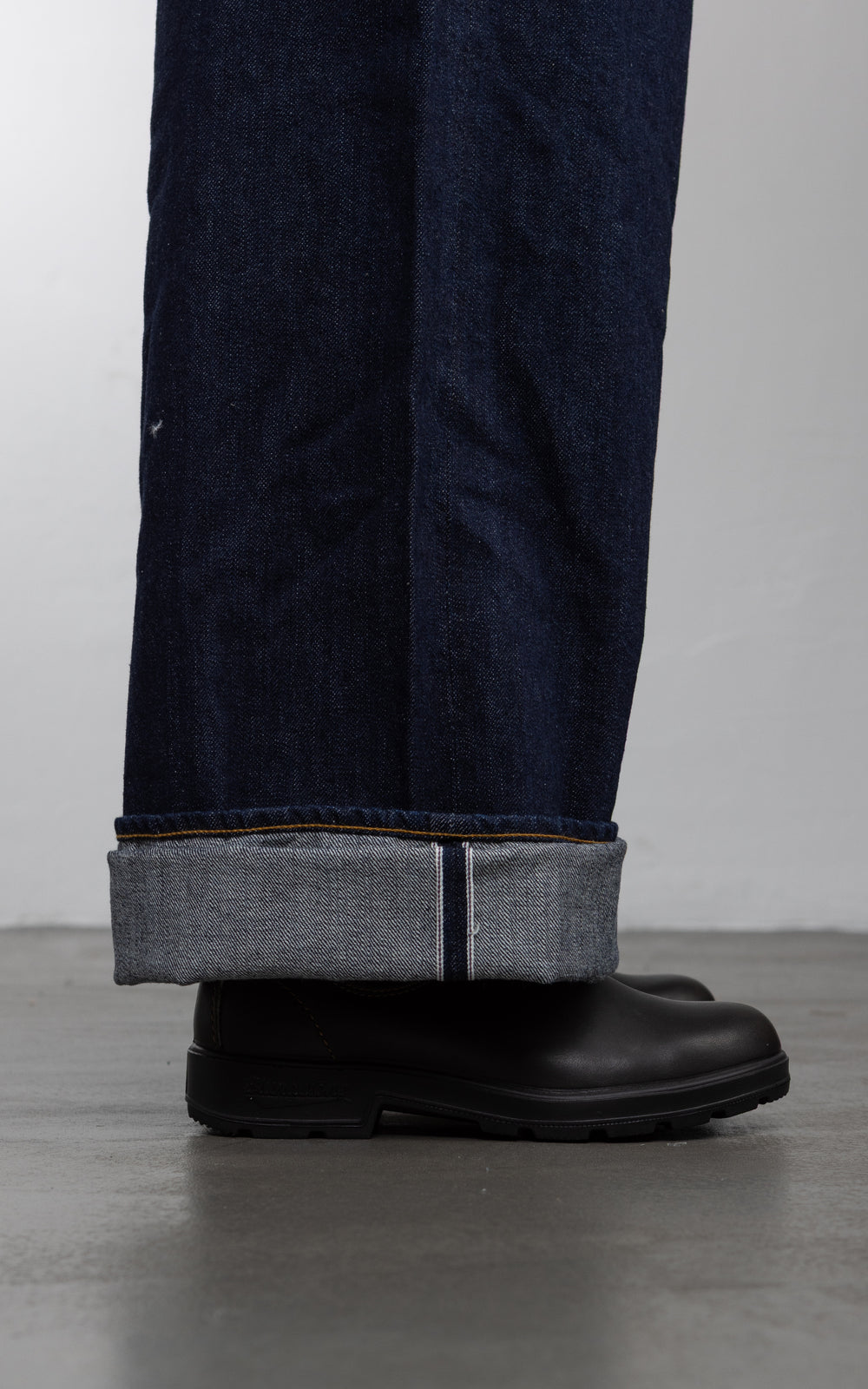 ONI Denim L722-12Z Ladies Super Wide Straight Selvedge Denim Indigo 12oz