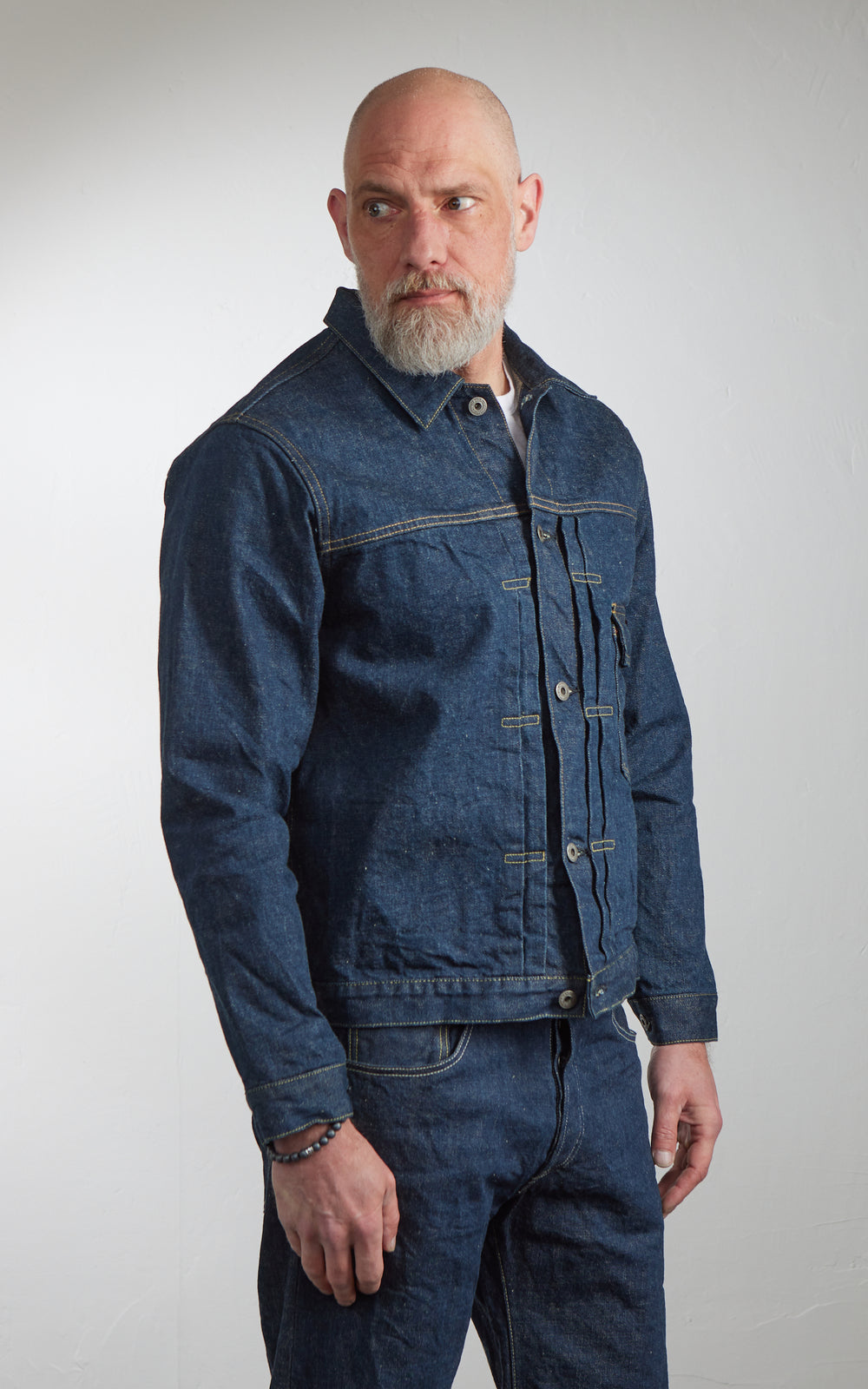 ONI Denim 01507-Ishikawadai Type I Jacket Indigo 15oz