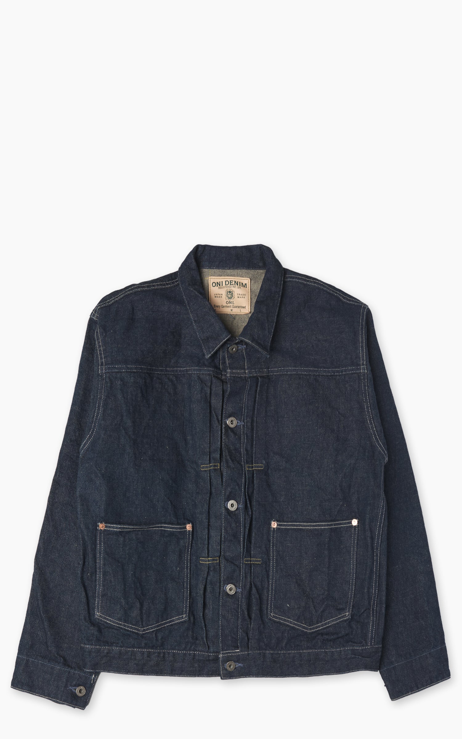 ONI Denim 03517-Ishikawadai Old Design Jacket Indigo 15oz