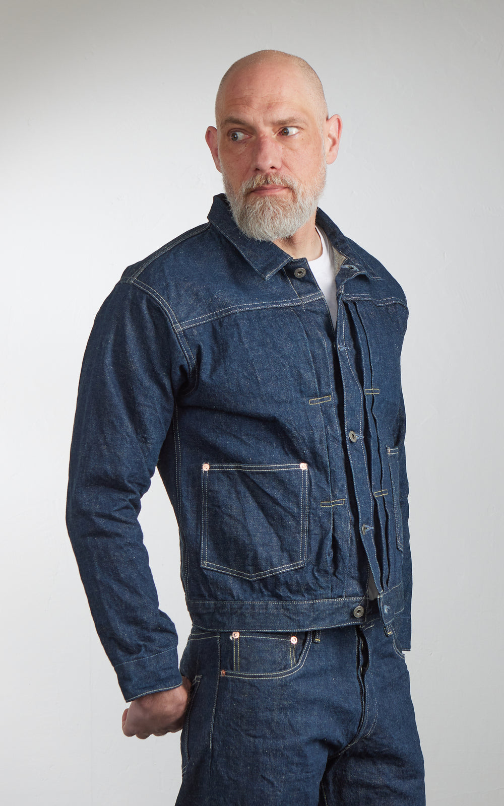 ONI Denim 03517-Ishikawadai Old Design Jacket Indigo 15oz