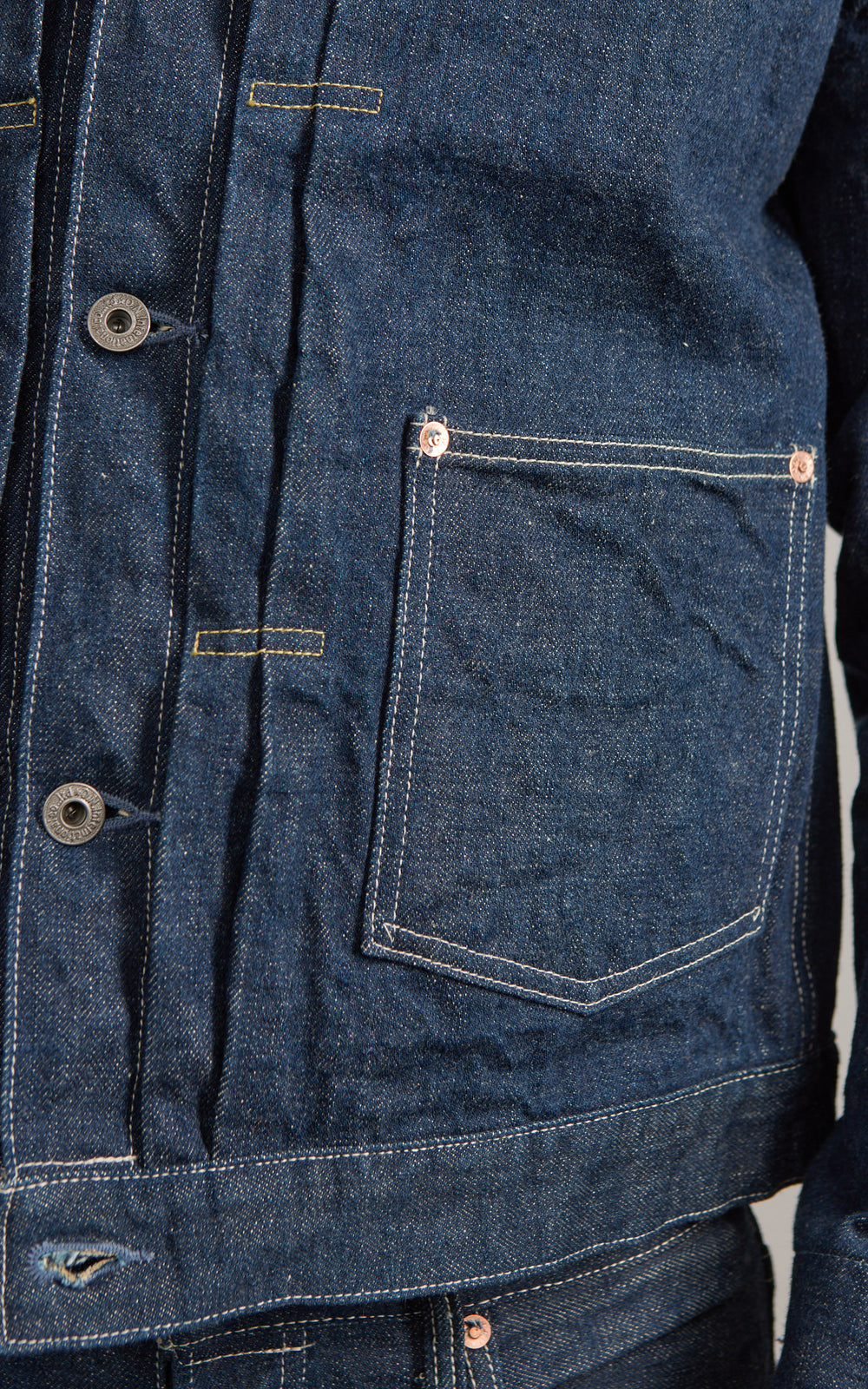 ONI Denim 03517-Ishikawadai Old Design Jacket Indigo 15oz