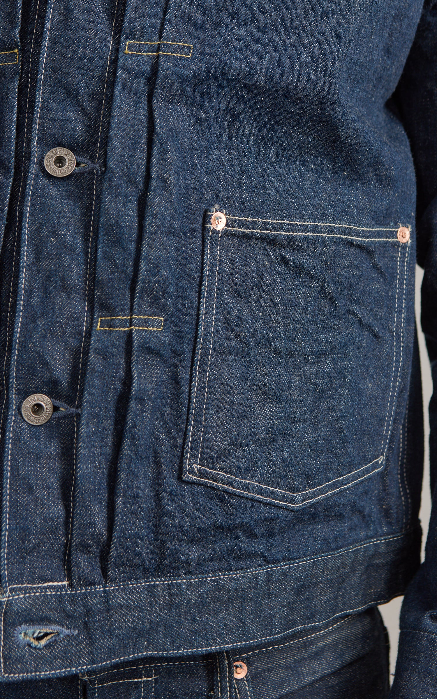 ONI Denim 03517-Ishikawadai Old Design Jacket Indigo 15oz
