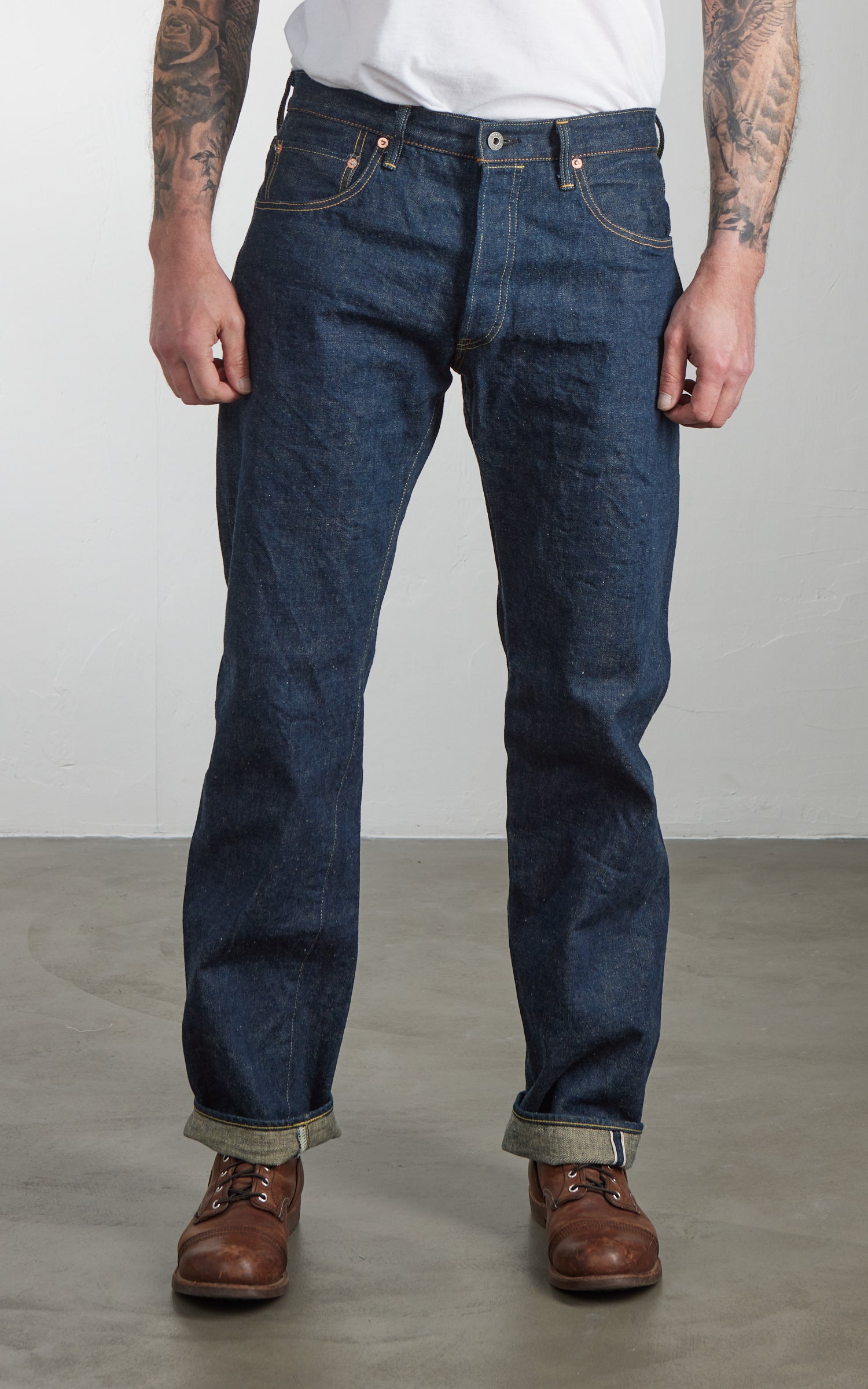 ONI Denim 270-Ishikawadai Regular Straight Denim Indigo 15oz