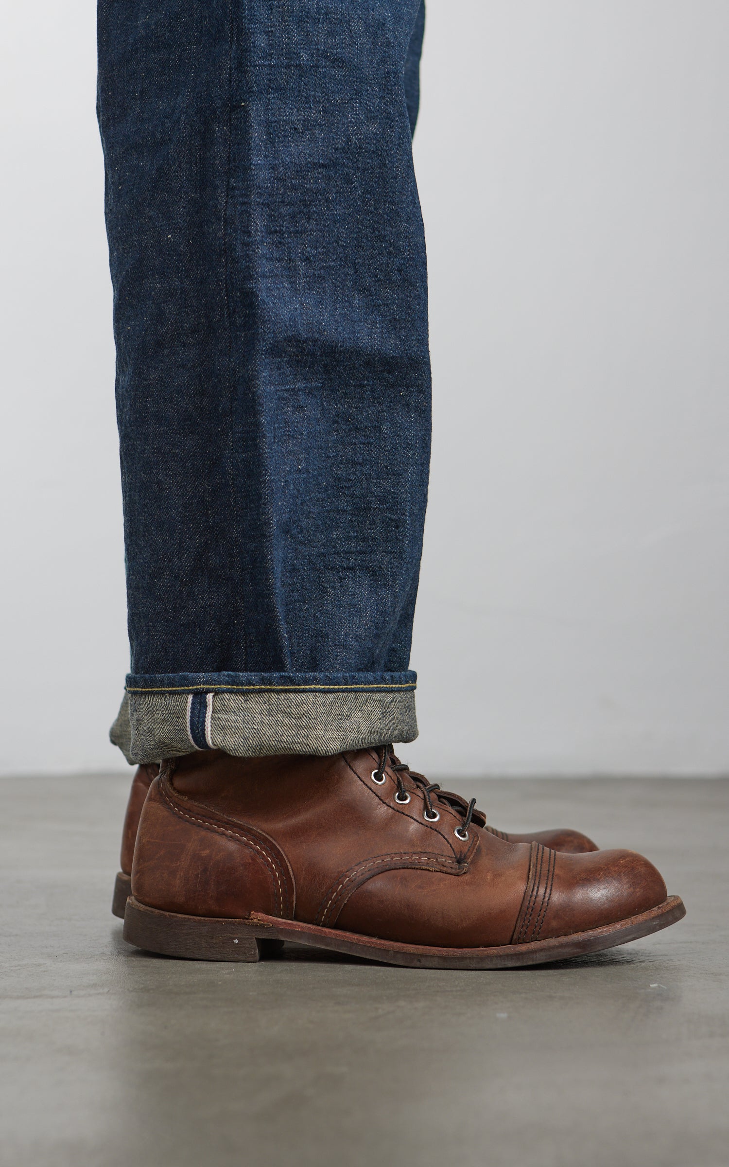 ONI Denim 295-Ishikawadai Cinch Back Straight Denim Indigo 15oz