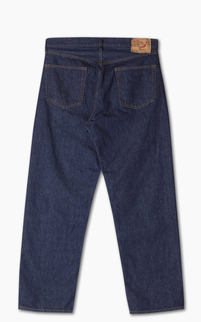 OrSlow 101 Dads Fit Denim Pants Blue One Wash