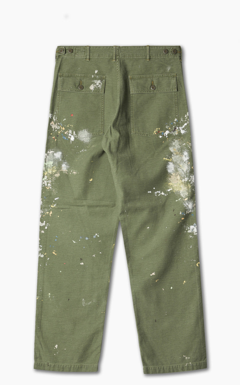 OrSlow US Army Fatigue Pants Green Used W/ Paint