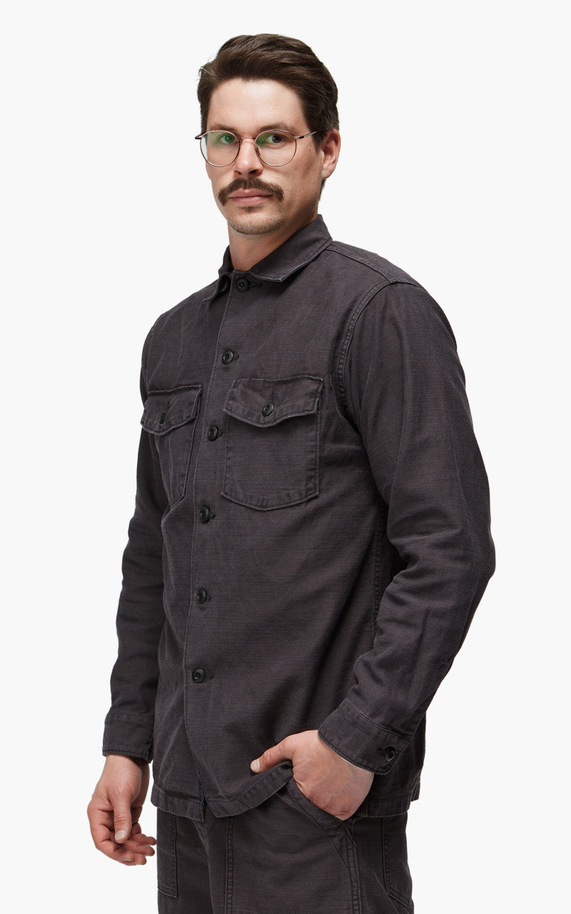 OrSlow US Army Fatigue Shirt Black Stone