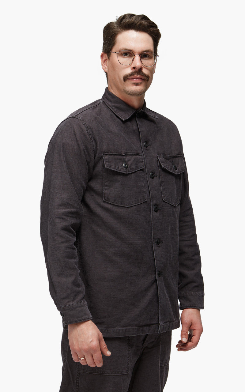 OrSlow US Army Fatigue Shirt Black Stone