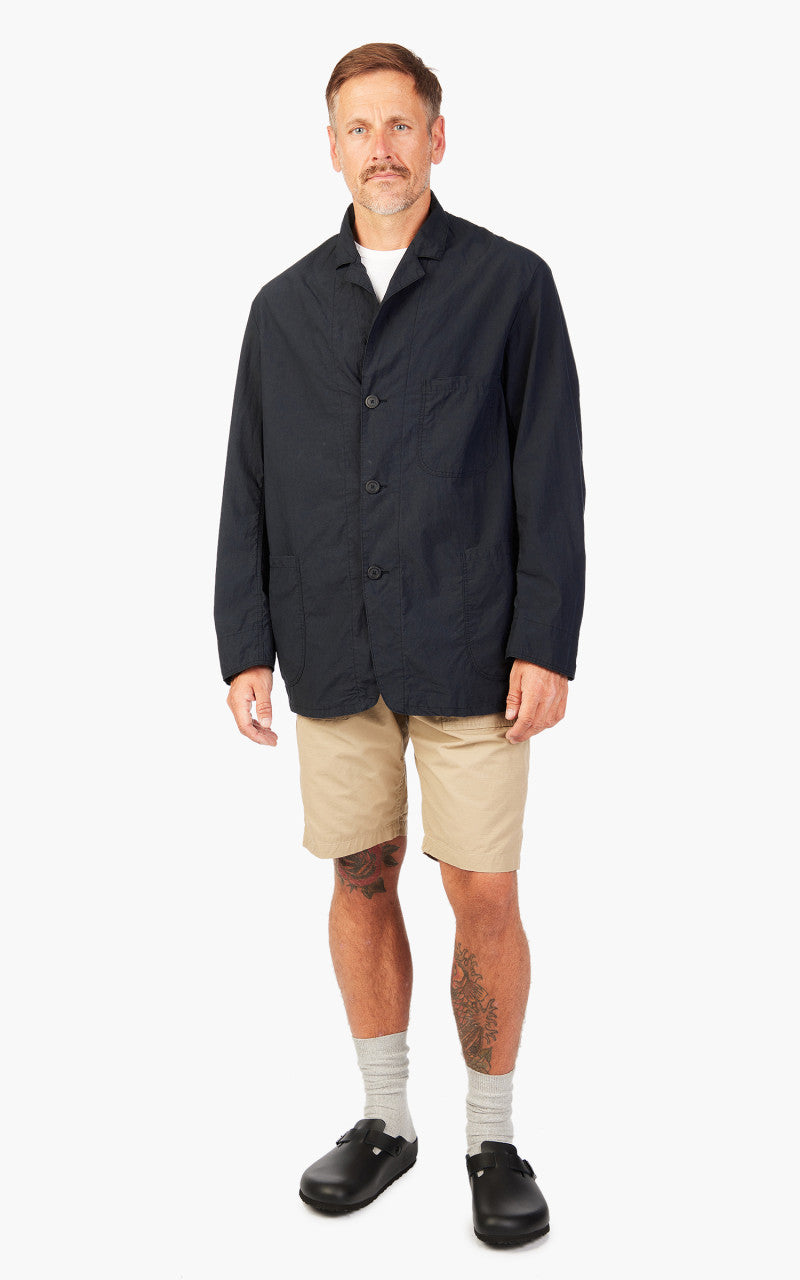 OrSlow Light Simple Work Jacket Sumi Black
