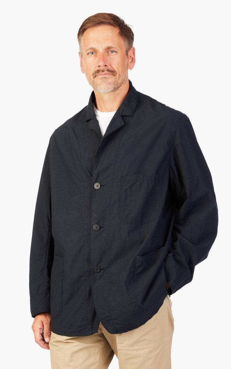 OrSlow Light Simple Work Jacket Sumi Black
