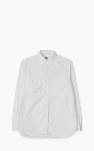 OrSlow Chambray Work Shirt White