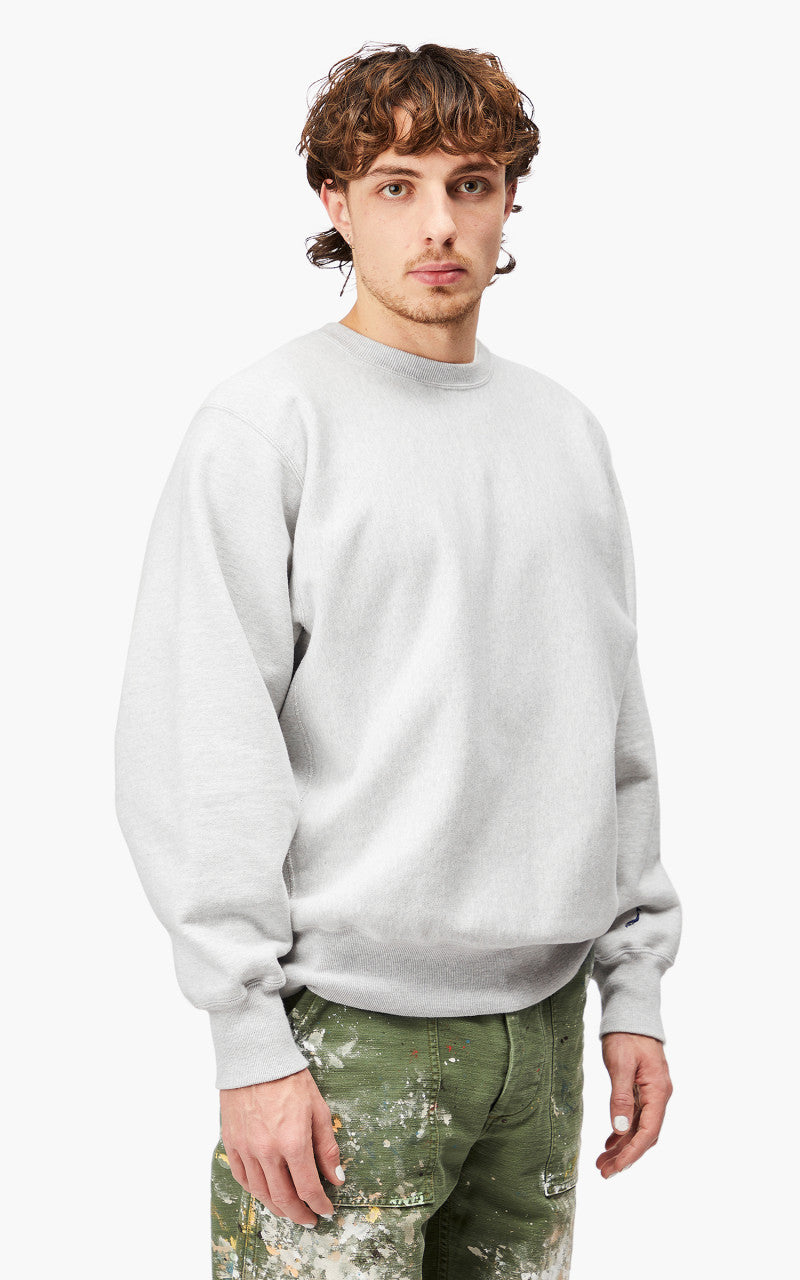OrSlow Heavy Weight Vintage Crew Neck Sweater Light Grey