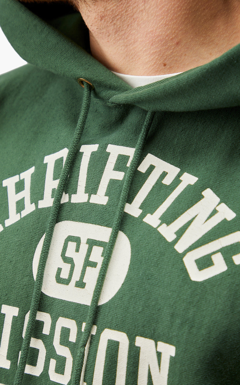 OrSlow Heavy Weight Vintage Hoodie Green